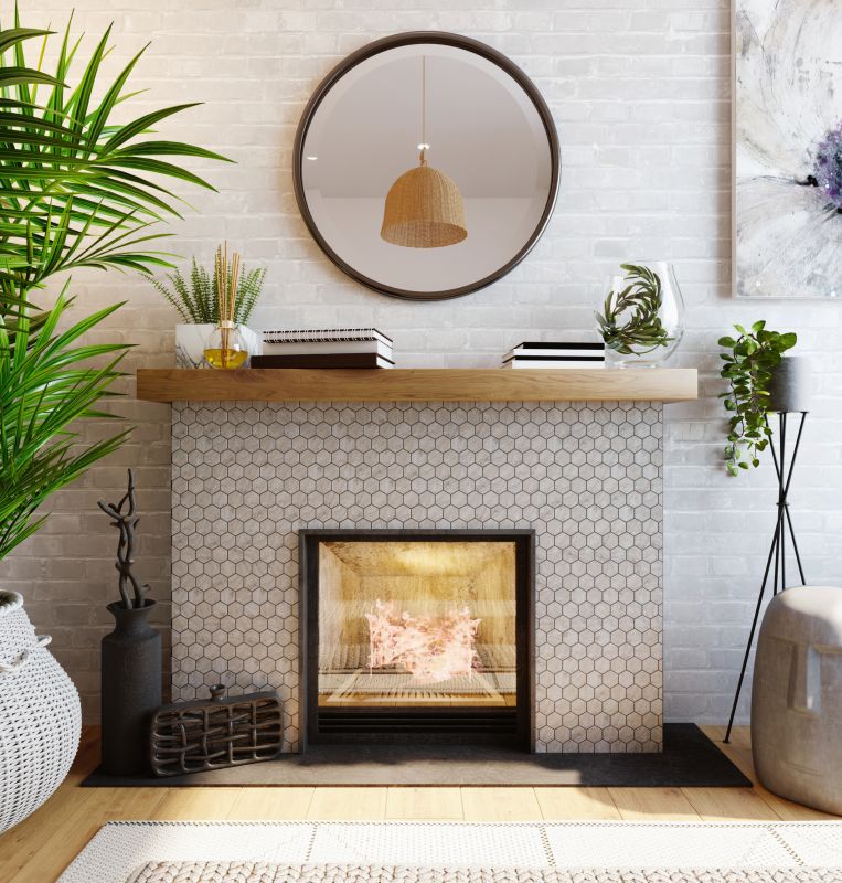 Fireplace Tile Accents