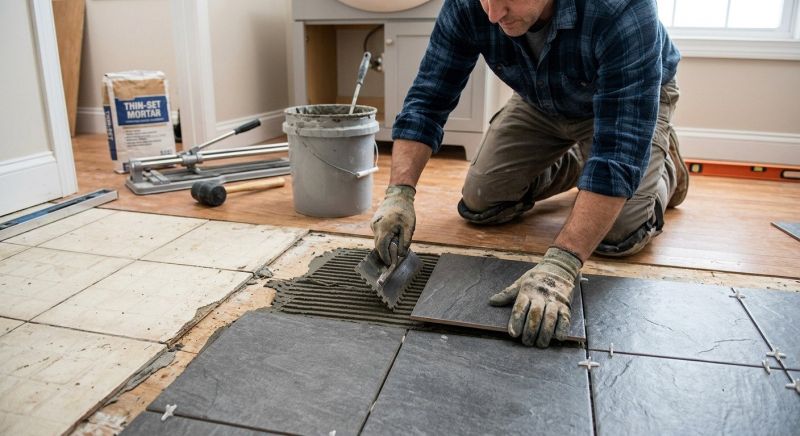 Ceramic Tile Replacement Service